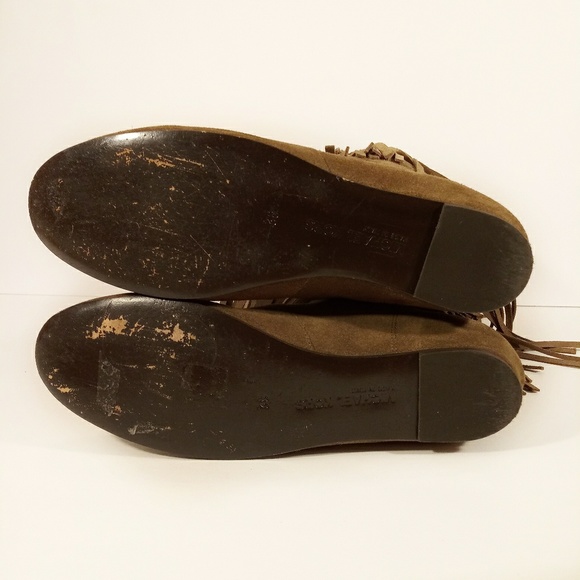 Michael Kors Collection Suede Fringe Boots Italy - Picture 7 of 8